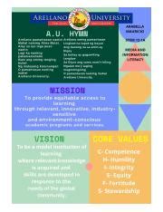 arellano university core values